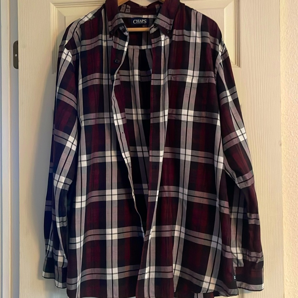 Chaps XXL casual button down shirt